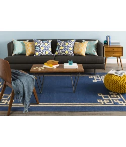 Surya Alameda AMD1011 Navy Khaki Area Rug 2 ft. X 3 ft. Rectangle