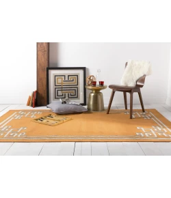 Surya Alameda AMD1016 Bright Orange Light Gray Area Rug 2 ft. X 3 ft. Rectangle