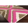 Surya Alameda AMD1025 Bright Pink Dark Brown Area Rug 8 ft. X 11 ft. Rectangle