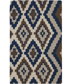 Surya Alameda AMD1047 Navy Dark Brown Area Rug 2 ft. 6 in. X 8 ft. Runner