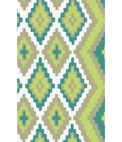 Surya Alameda AMD1050 Bright Yellow Mint Area Rug 2 ft. 6 in. X 8 ft. Runner