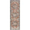 Livabliss Amelie AML2309 Terracotta Ivory Area Rug 2 ft. 7 in. X 18 ft. Runner