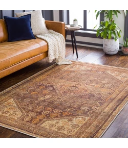 Livabliss Amelie AML2333 Dark Brown Saffron Area Rug 8 ft. 10 in. X 12 ft. Rectangle