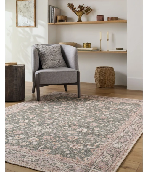 Livabliss Amelie Medium Green AML-2392 2 ft. 7 in. X 7 ft. 10 in. Rect. Rug