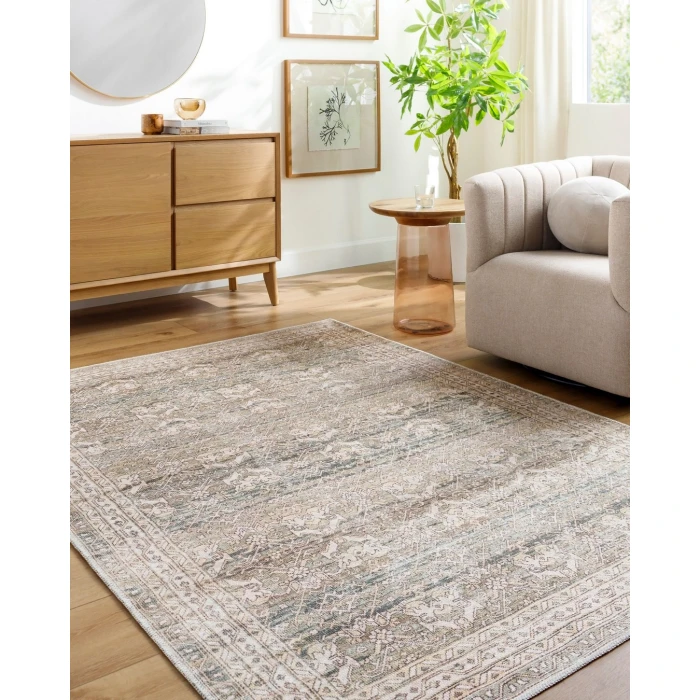 Livabliss Amelie Medium Green AML-2404 7 ft. 10 in. X 10 ft. 2 in. Rect. Rug