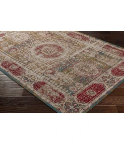 Surya Amsterdam AMS1011 Mustard Bright Blue Area Rug 5 ft. X 7 ft. 6 in. Rectangle