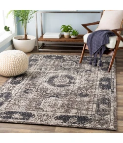 Surya Amsterdam AMS1012 Dark Brown Charcoal Area Rug 2 ft. X 3 ft. Rectangle