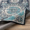 Surya Amsterdam AMS1013 Navy Light Gray Area Rug 2 ft. X 3 ft. Rectangle