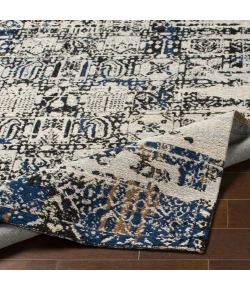Surya Amsterdam AMS1015 Navy Charcoal Area Rug 2 ft. X 3 ft. Rectangle