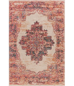Surya Amsterdam AMS1022 Bright Red Ivory Area Rug 2 ft. X 3 ft. Rectangle