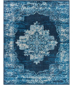 Surya Amsterdam AMS1024 Navy Sky Blue Area Rug 8 ft. X 10 ft. Rectangle