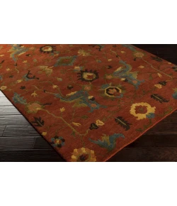 Surya Anastacia ANA8411 Rust Aqua Area Rug 2 ft. X 3 ft. Rectangle