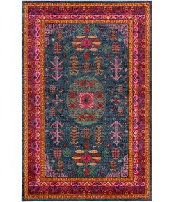 Livabliss Anika ANI1005 Teal Aqua Area Rug 5 ft. 3 in. X 7 ft. 3 in. Rectangle