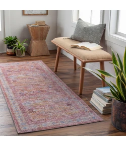 Livabliss Atlanta ANL2301 Rose Orange Area Rug 2 ft. 7 in. X 12 ft. Runner