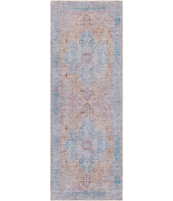Livabliss Atlanta ANL2302 Camel Teal Area Rug 2 ft. 7 in. X 12 ft. Runner