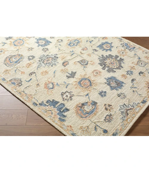 LIVABLISS Arnold Ivory AOD-2304 6ft. x 6ft. Round Rug