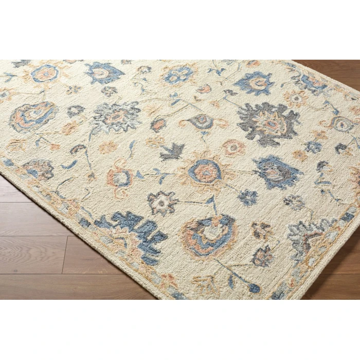 LIVABLISS Arnold Ivory AOD-2304 6ft. x 6ft. Round Rug