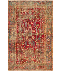 Surya Antique One of a Kind Crimson AOOAK-1061 5 ft. 9 in. X 9 ft. 2 in. Rect. Rug