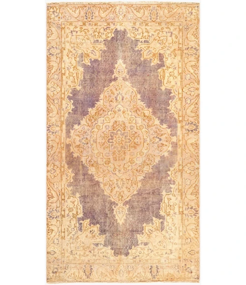 Surya Antique One of a Kind Lavender AOOAK-1095 3 ft. 11 in. X 6 ft. 5 in. Rect. Rug