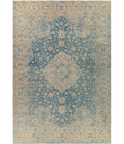 Surya Antique One of a Kind Navy AOOAK-1203 7ft.4in. x 10ft.3in. Rect. Rug