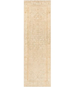 Surya Antique One of a Kind Ivory AOOAK-1242 3ft.4in. x 9ft.2in. Rect. Rug