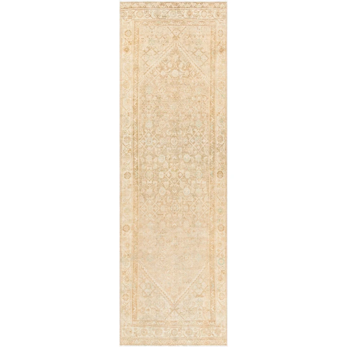 Surya Antique One of a Kind Ivory AOOAK-1242 3ft.4in. x 9ft.2in. Rect. Rug