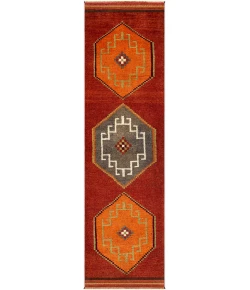 Surya Antique One of a Kind Rust AOOAK-1807 3ft.2in. x 11ft.4in. Rect. Rug