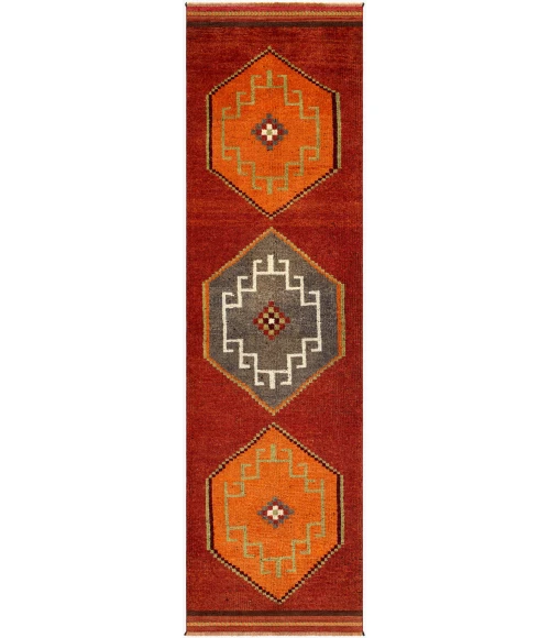 Surya Antique One of a Kind Rust AOOAK-1807 3ft.2in. x 11ft.4in. Rect. Rug