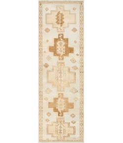 Surya Antique One of a Kind Ecru AOOAK-1816 3ft.6in. x 11ft.1in. Rect. Rug