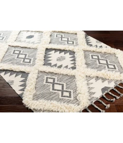 Livabliss Apache APA2305 Charcoal Cream Area Rug 9 ft. X 12 ft. Rectangle