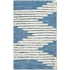 Livabliss Apache APA2310 Cream Bright Blue Area Rug 2 ft. X 3 ft. Rectangle