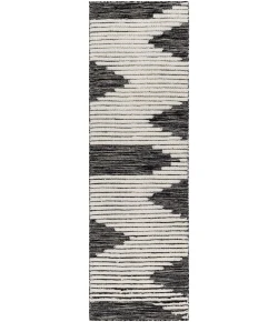 Livabliss Apache APA2311 Black Cream Area Rug 2 ft. 6 in. X 8 ft. Runner
