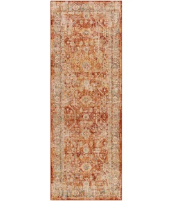 Livabliss Aspendos APS2316 Burgundy Brick Red Area Rug 2 ft. 7 in. X 10 ft. Runner