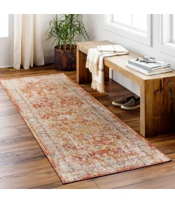 Livabliss Aspendos APS2316 Burgundy Brick Red Area Rug 2 ft. 7 in. X 10 ft. Runner