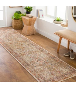 Livabliss Aspendos APS2317 Dusty Pink Brick Red Area Rug 2 ft. 7 in. X 10 ft. Runner