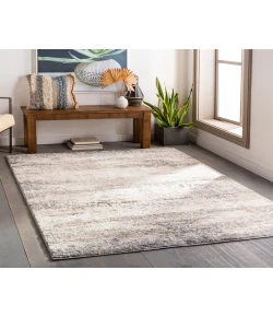 Livabliss Andorra ARD2300 Medium Gray Khaki Area Rug 5 ft. 3 in. X 7 ft. 3 in. Rectangle