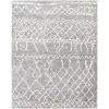 Livabliss Andorra ARD2304 Medium Gray White Area Rug 7 ft. 10 in. X 10 ft. Rectangle