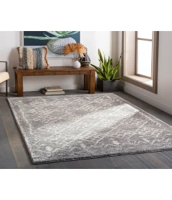 Livabliss Andorra ARD2308 Medium Gray Charcoal Area Rug 5 ft. 3 in. X 7 ft. 3 in. Rectangle