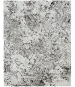 Livabliss Alta Shag ASG2304 White Light Gray Area Rug 7 ft. 10 in. X 10 ft. Rectangle
