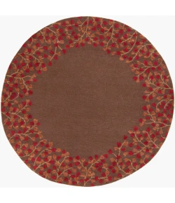 Surya Athena Dark Brown ATH-5003 6ft. x 6ft. Round Rug
