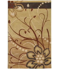 Livabliss Athena ATH5006 Camel Khaki Area Rug 9 ft. 9 in. Square