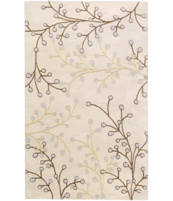 Livabliss Athena ATH5008 Taupe Dark Brown Area Rug 2 ft. X 4 ft. Hearth