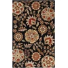 Livabliss Athena ATH5017 Black Garnet Area Rug 2 ft. X 4 ft. Hearth