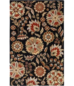 Livabliss Athena ATH5017 Black Garnet Area Rug 2 ft. X 4 ft. Hearth