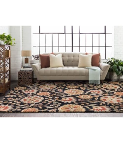 Livabliss Athena ATH5017 Black Garnet Area Rug 9 ft. 9 in. Square