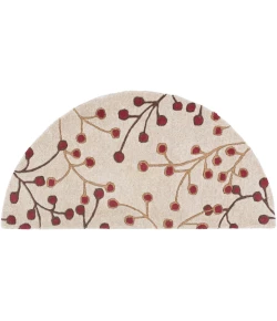 Livabliss Athena ATH5053 Burgundy Camel Area Rug 2 ft. X 4 ft. Hearth