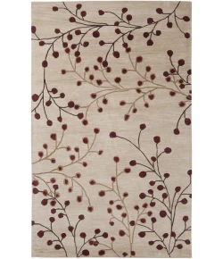 Livabliss Athena ATH5053 Burgundy Camel Area Rug 8 ft. Round