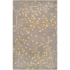 Livabliss Athena ATH5060 Taupe Mustard Area Rug 2 ft. X 4 ft. Hearth