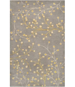 Livabliss Athena ATH5060 Taupe Mustard Area Rug 8 ft. Round