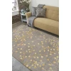 Livabliss Athena ATH5060 Taupe Mustard Area Rug 8 ft. Round